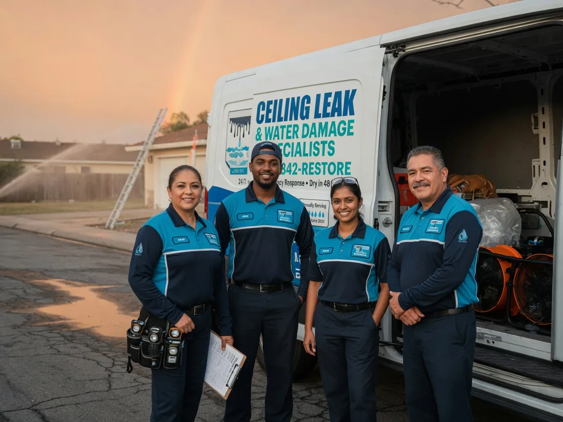 Ceiling Leak Cleanup company in Crestline, OH